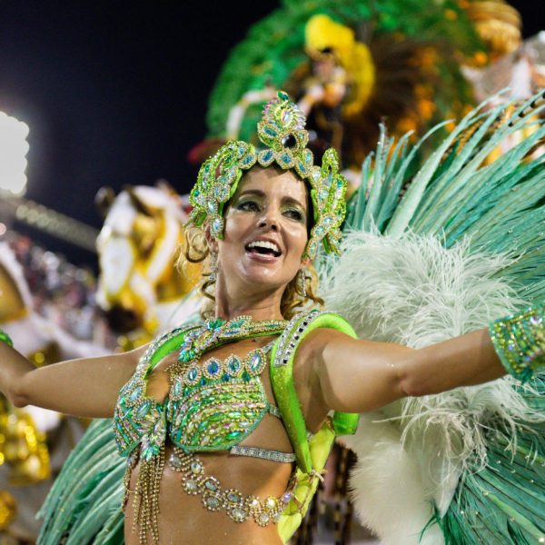 Rio, Brazil - march 02, 2019: Imperio da Tijuca during the Carnival Samba School Carnival RJ